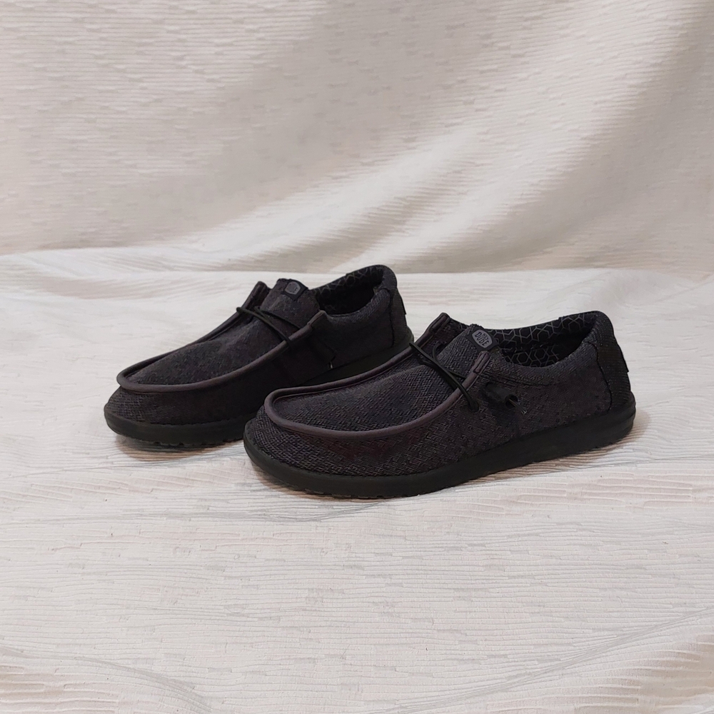 Hey Dude Men's Black Slip-On Casual Loafers - Picture 2 of 7